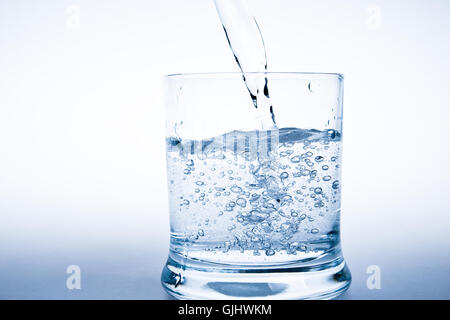 glass chalice tumbler Stock Photo