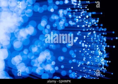 blue abstract fiber Stock Photo