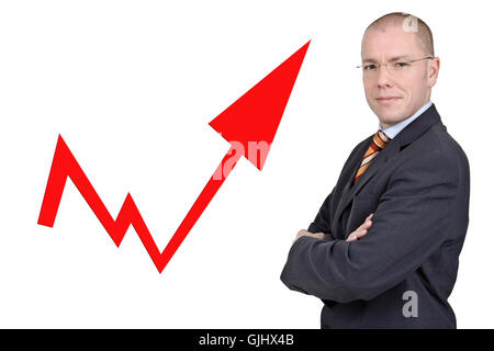 successful succesful portrait Stock Photo