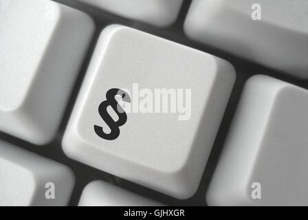 pharagraph key c Stock Photo