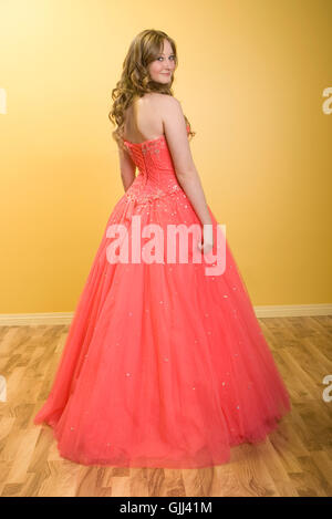 female teenager formal Stock Photo