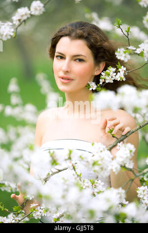 woman beautiful beauteously Stock Photo