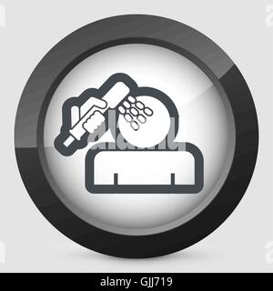 Shower icon Stock Vector