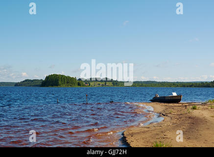 Lake Kenozero . Arkhangelsk region, Russia Stock Photo