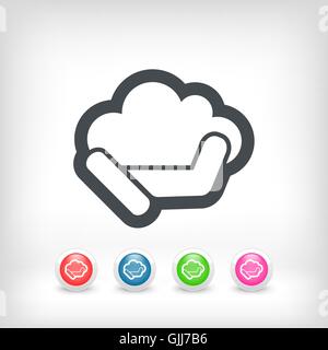 Cloud computing Stock Vector