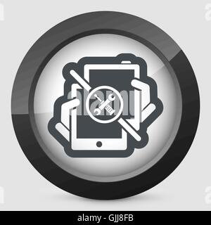 Devices connecting setting Stock Vector