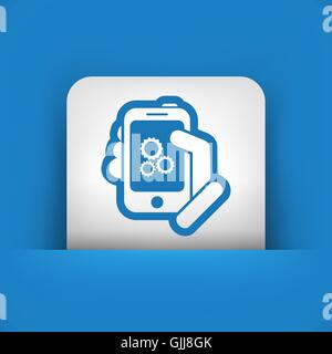 Setting device Stock Vector