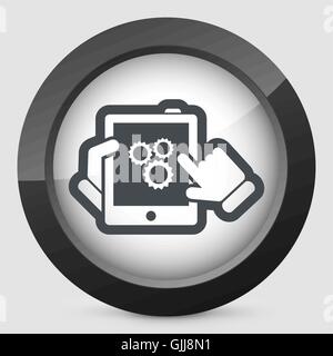 Setting device Stock Vector