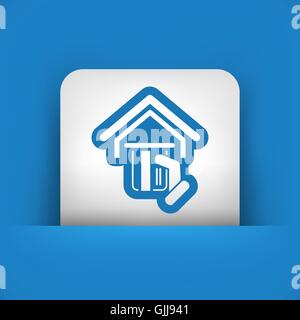 Pos concept icon Stock Vector
