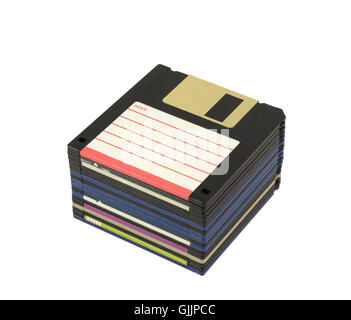 disc data informations Stock Photo