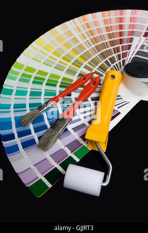 tool painter house painter Stock Photo
