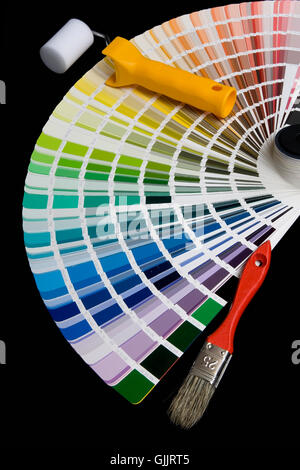tool painter house painter Stock Photo