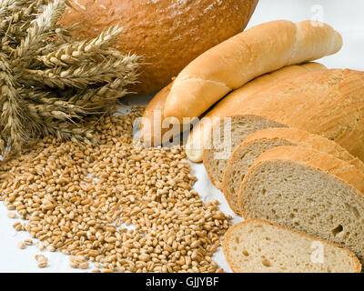 bread grain wheat Stock Photo