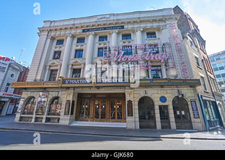 St Martins Theatre, London.   The Mousetrap Play London Stock Photo