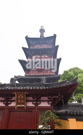 Han-Shan-Si Temple in Suzhou China Stock Photo