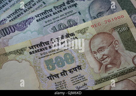 india currency bank note Stock Photo