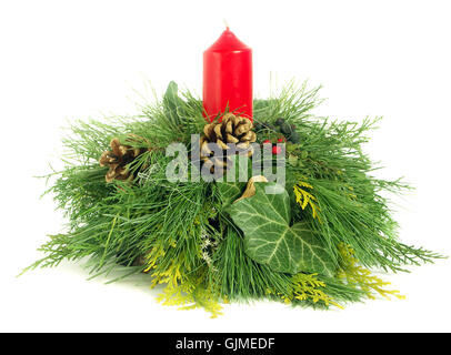 detail isolated candle Stock Photo