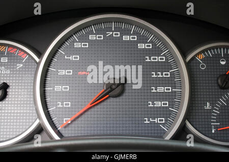 dashboard interior car Stock Photo