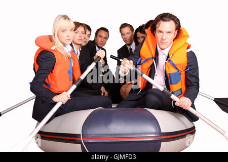 all in the same boat Stock Photo