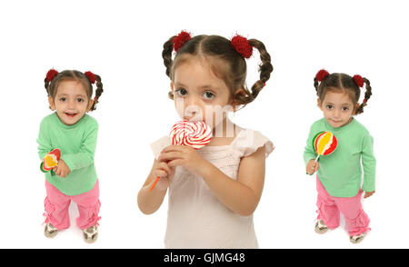 lollipop possession holding Stock Photo