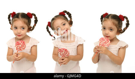 lollipop possession holding Stock Photo