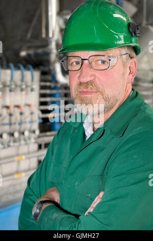 industrial workers Stock Photo