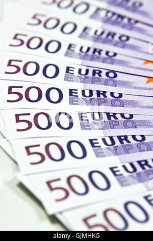 500 euro bills Stock Photo