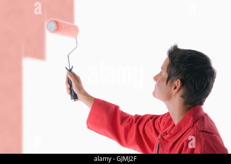 woman craftsman tradesman Stock Photo