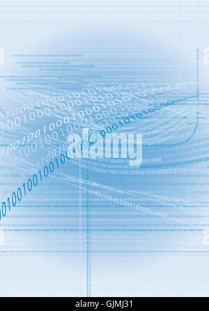 binary 1 Stock Photo