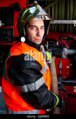 france action helmet Stock Photo