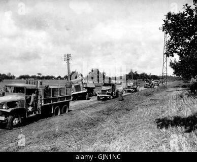 Convoy Red Ball Express Stock Photo