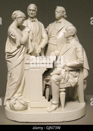 'The Fugitive's Story' by John Rogers is a sculptural work displayed at ...
