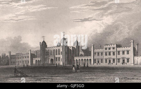 Royal Military Academy Woolwich Stock Photo 16031563 Alamy   The Royal Military Academy Woolwich Kent London Bartlett Old Print Gjp3gd 