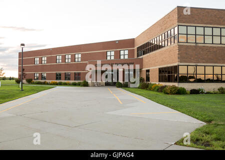 Creston Elementary and Middle School - Creston, IA Stock Photo