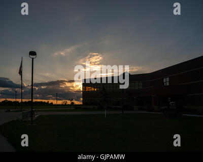 Creston Elementary and Middle School - Creston, IA Stock Photo