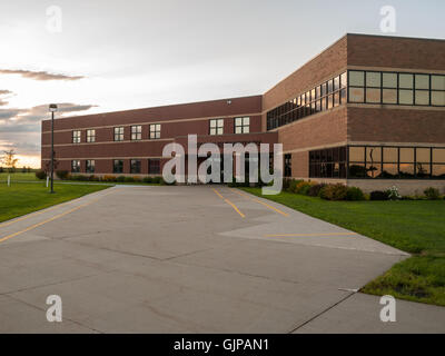 Creston Elementary and Middle School - Creston, IA Stock Photo