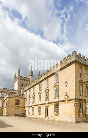 The impressive architecture of the Garden Quadrangle at New College, Oxford, England, UK Stock Photo