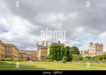 The impressive architecture of the Garden Quadrangle at New College, Oxford, England, UK Stock Photo