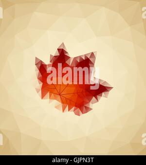 Abstract Maple Stock Vector