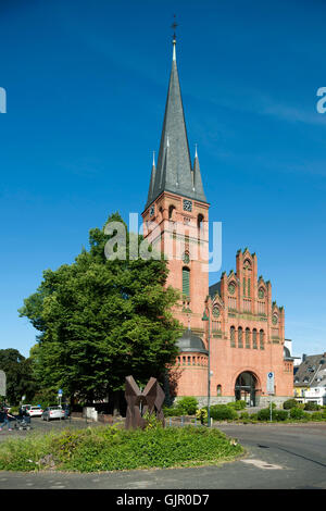 Deutschland, Leverkusen-Wiesdorf, evangelische Christuskirche am Wiesdorfer Kreisel Stock Photo