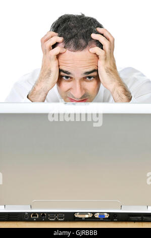 isolated male masculine Stock Photo