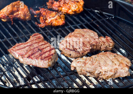grill barbecue barbeque Stock Photo