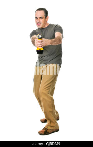 tool drill gun Stock Photo