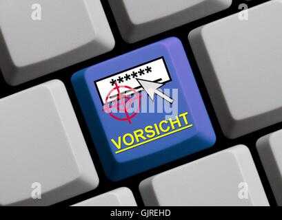 password internet www Stock Photo