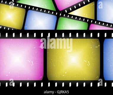 cinema filmstrip film Stock Photo