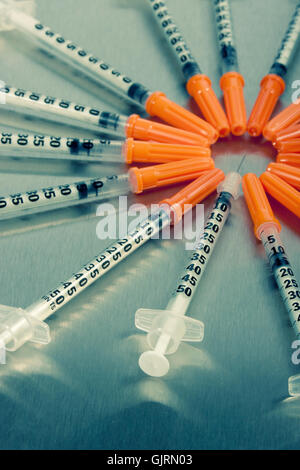 medicinally medical needle Stock Photo