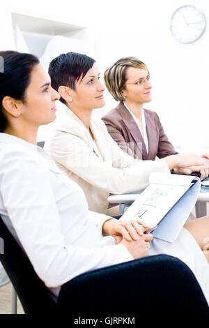woman study humans Stock Photo
