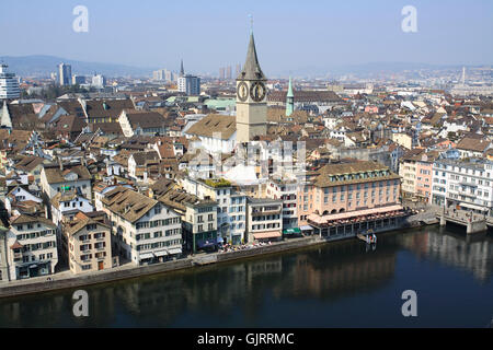 zurich panorama Stock Photo