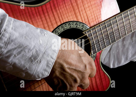 musician guitar guitarist Stock Photo