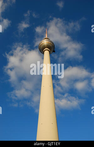 berlin tv tower on alexanderplatz Stock Photo